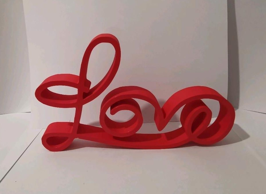 variabler 3D-Text zum dekorativen hinstellen