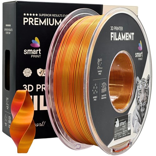Silk PLA Dual Color rot/gold